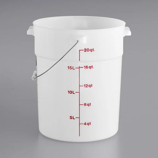 Cambro - Pail 22 QT White Round Polyethylene Bucket PWB22  - 1/1EA*