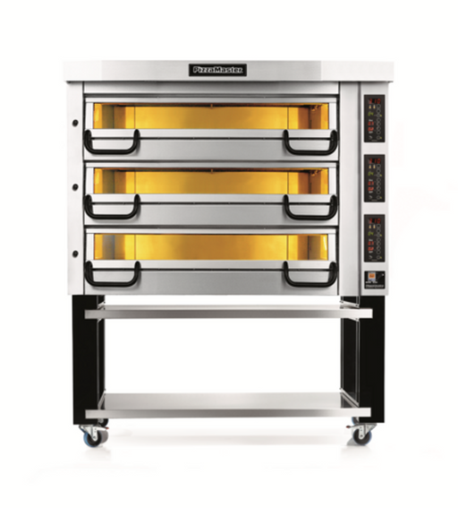 PizzaMaster PM 743ED 700 Series Modular Electric Pizza Oven, 3 Decks, Hearthstone Clay PM-743ED