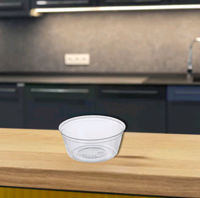 Polar Pak Desert Dish, Clear, 6 oz 55086*