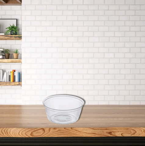 Polar Pak Desert Dish, Clear, 6 oz 55086*