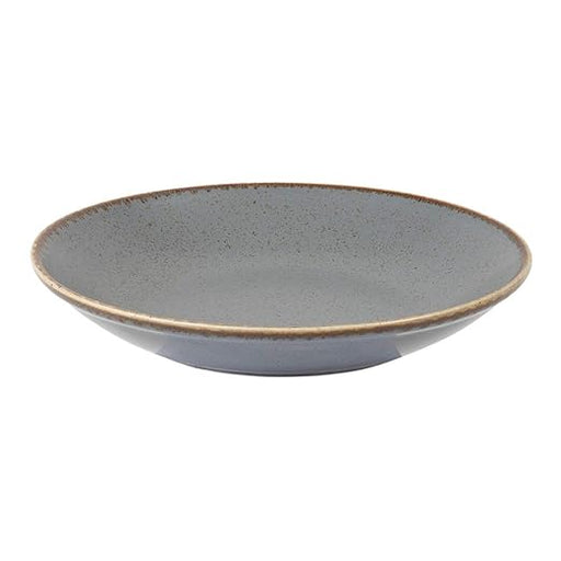 Porland - Round Deep Plate, 10", Seasons Dark Grey 04ALM002452 6/1EA