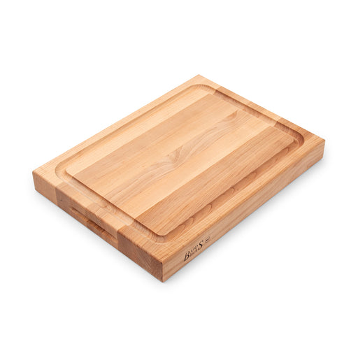 John Boos Maple Deluxe Barbecue Cutting Board 2-1/4" Thick RA02-GRV