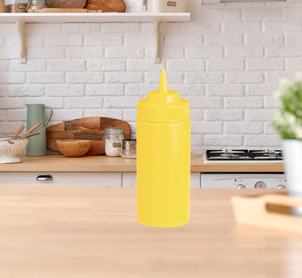 Rabco Widemouth Squeeze Bottle 16 Oz Yellow MAG6912