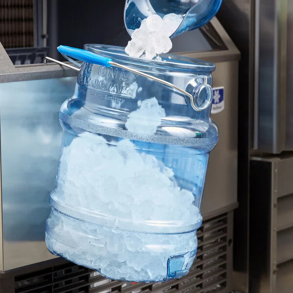 San Jamar Shorty Saf-T-Ice 5 Gallon Polycarbonate Ice Tote SI6100*