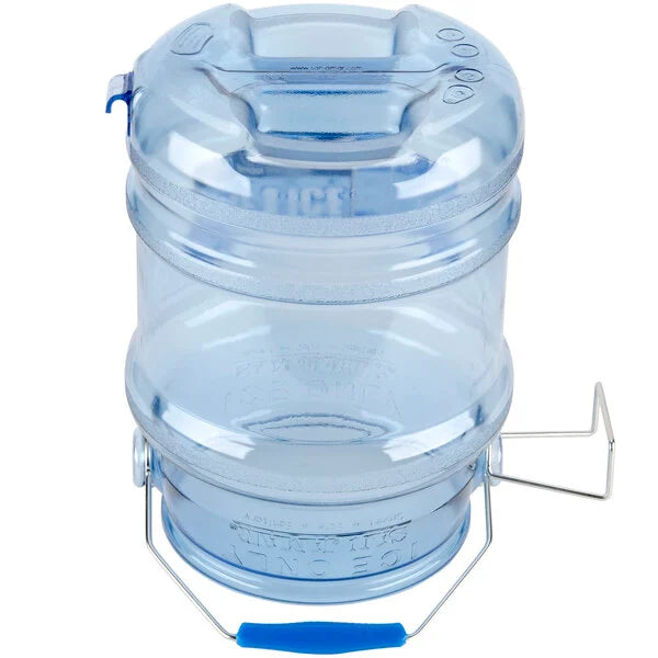 San Jamar Shorty Saf-T-Ice 5 Gallon Polycarbonate Ice Tote SI6100*
