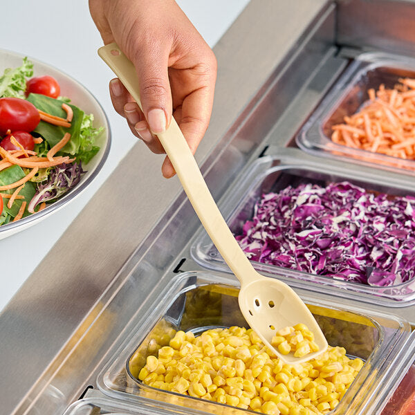 Camwear - Perforated Salad Bar / Buffet 0.75 oz. Spoon SPOP10CW - 1/1EA