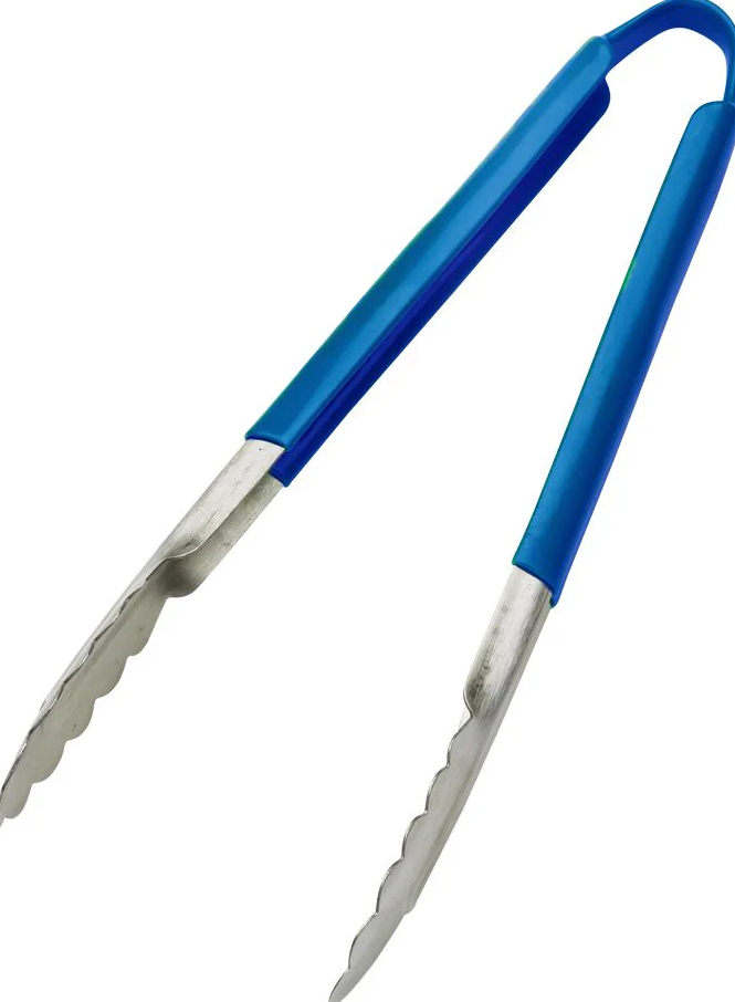 Browne - Tong, 12", Blue Handle, 5512BL - 1/1EA