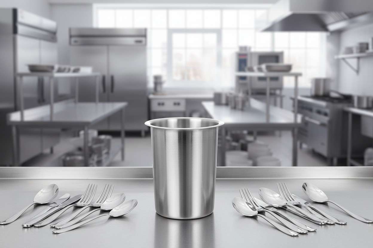 Browne - Flatware Cylinder, Stainless Steel, 80113 - 1/1EA