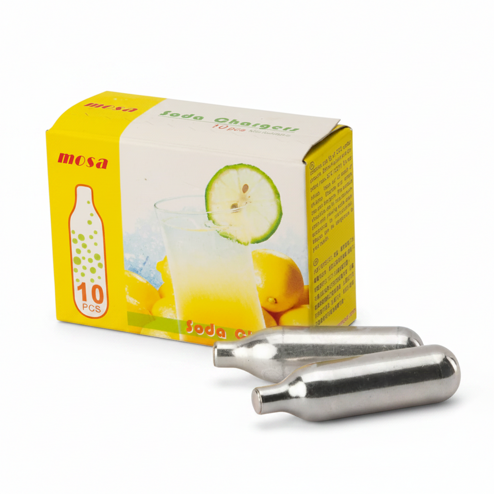 Mosa Co2 Soda Siphon Charger 574358 - (Pack of 10)