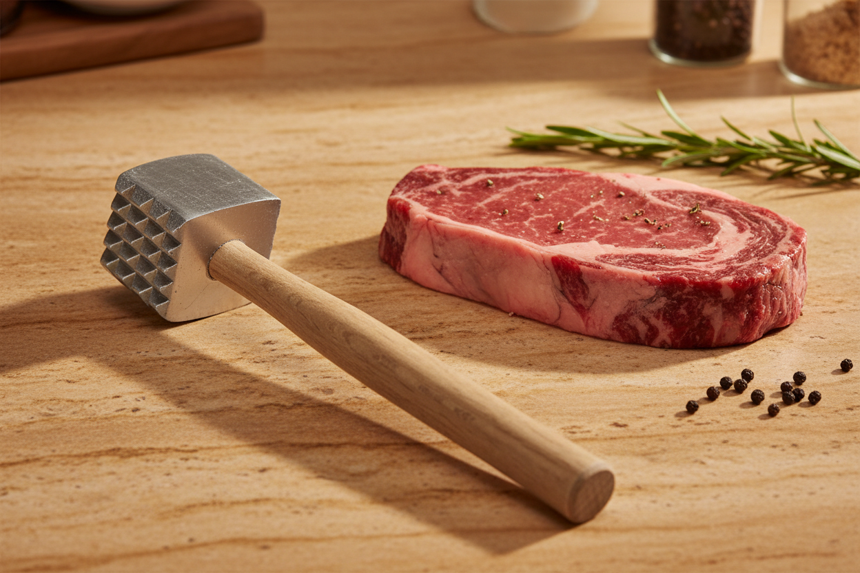Browne - Meat Tenderizer Wood Handle 574725 - 1/1EA
