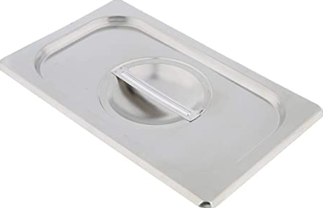 Browne - Food Pan Cover, 1/3 Size, Solid, Stainless Steel, 575548 - 1/1EA