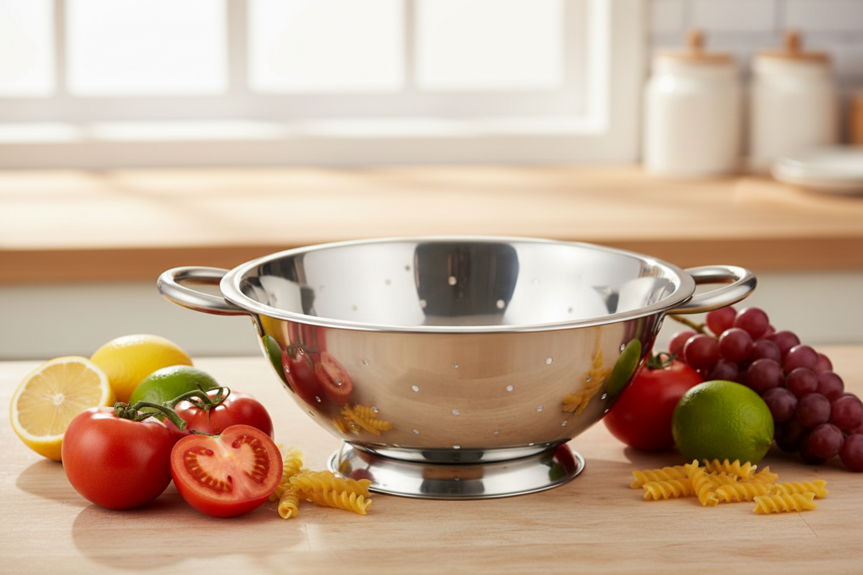Winco Colander 5 qt with Handles  COD-5