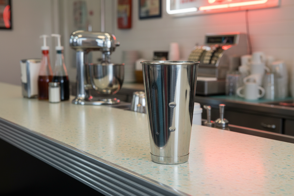 Winco Malted Cup 30 oz Stainless Steel MCP-30