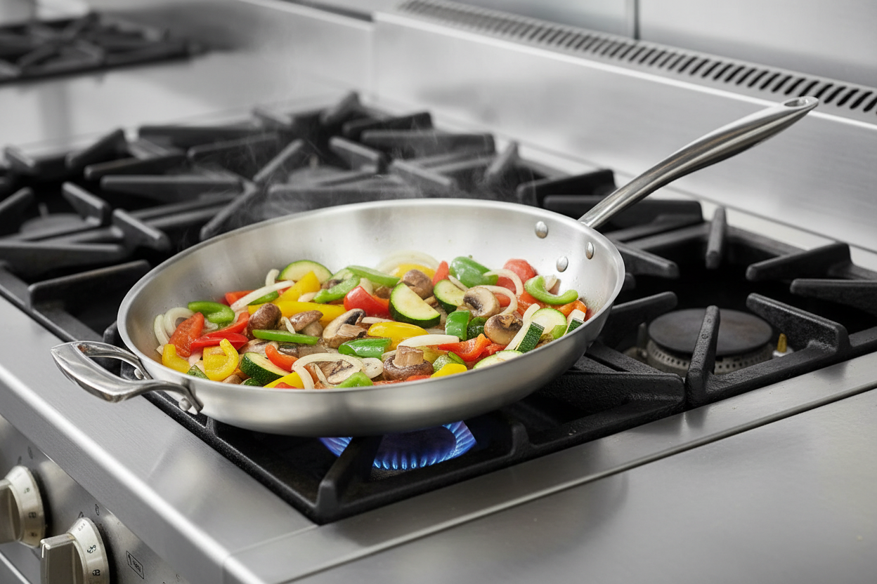 Browne - Fry Pan 12" Stainless Steel 5724052 - 1/1EA