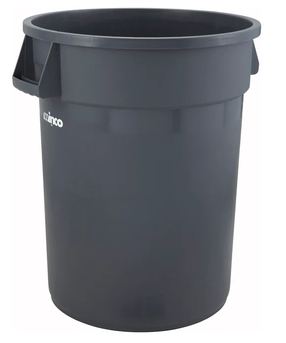 Winco - Trash Can 44 Gallon Grey PTC-44G - 1/1EA