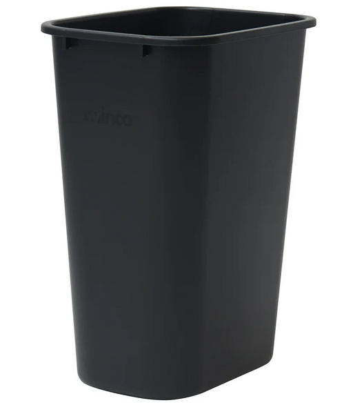 Winco - Waste Basket 41 Qt Black PWR-41K - 1/1EA