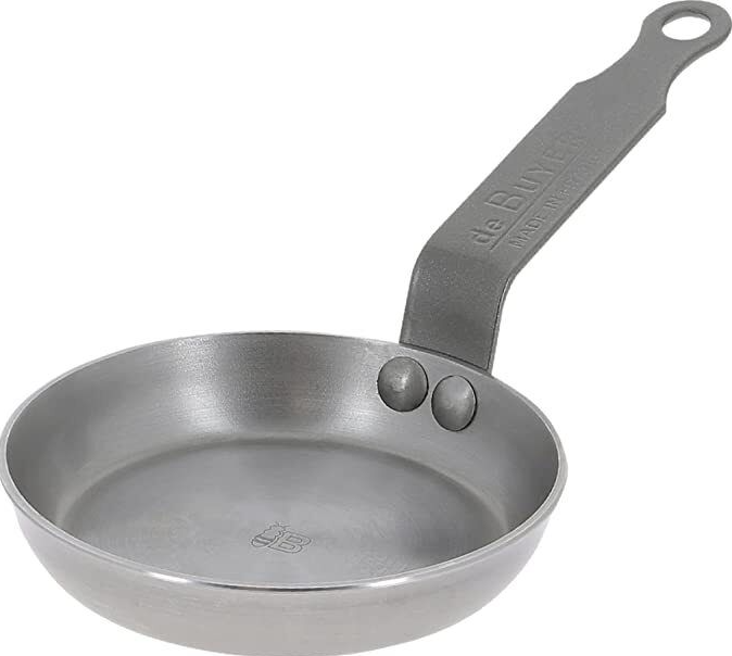De Buyer - Mineral B Fry Mini Blinis Pan 4.75