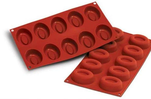 Silikomart - Savarin Oval Silicone Mold SF084 - 1/1EA