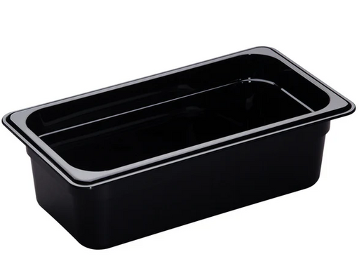 Cambro - Hot Pan 1/3 Size Black 4" DP 34HP-110 - 1/1EA