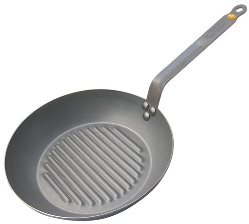 De Buyer - Mineral B Grill Pan Iron 10" 561326 - 1/1EA