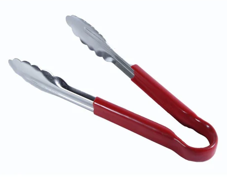 Magnum - Tong 9" Stainless Steel Red MAG3353 - 1/1EA