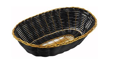 Magnum - Bread Basket 9" Oval Gold/Black MAG4188 - 1/1EA*
