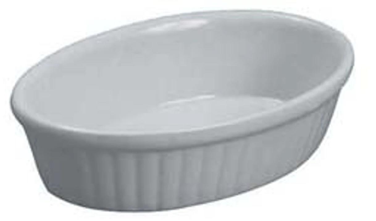 Oval Baker 9 oz Ribbed 4004 - (Case of 4)*