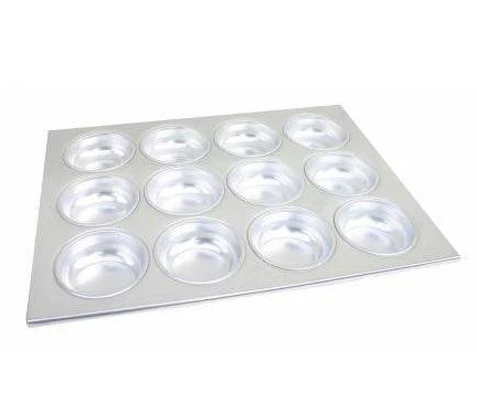 Muffin Pan 12 Cup Aluminum 6262 - 1/1EA*