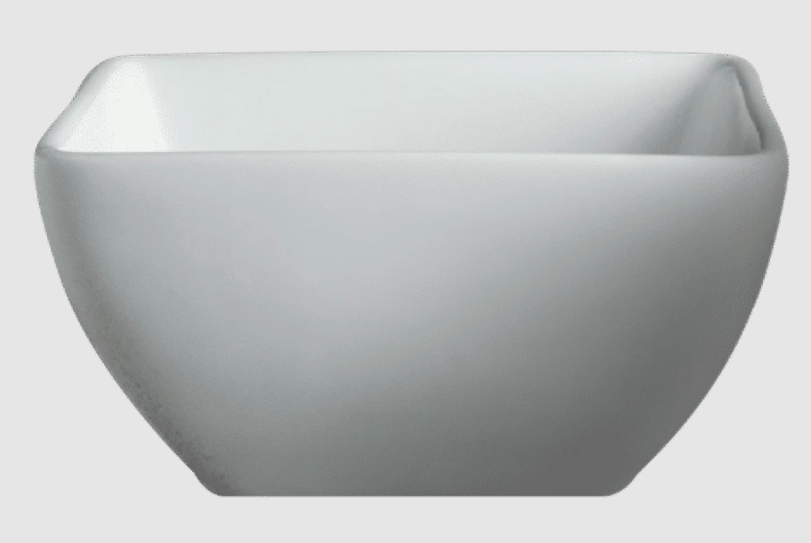 Cameo - Bowl Square, 12 oz, White, 71054 - (Case of 36)