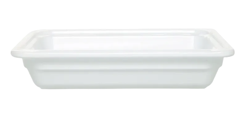Emile Henry - Ceramic Food Pan, 1/2 Size, White, 91053426 - 1/1EA