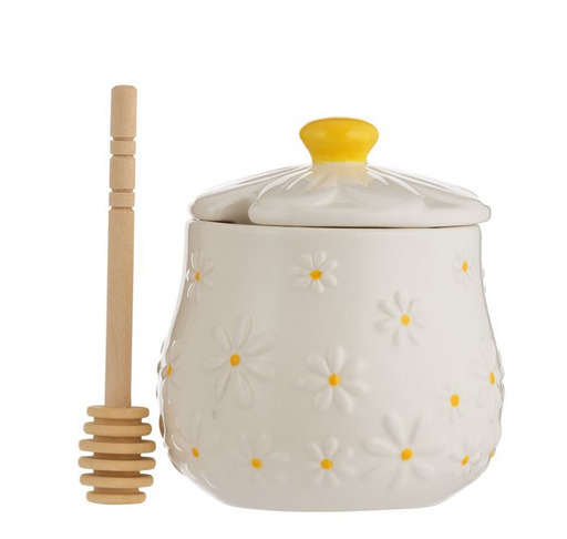 Price & Kensington - Daisy Honey Pot & Drizzler, 450 ml, 0219163DS