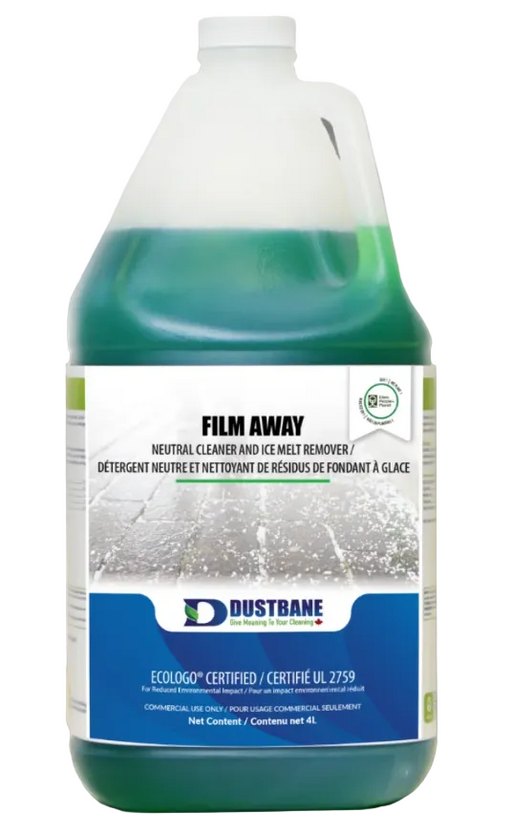Dustbane - Film Away, Neutral Detergent (Green), 4 L, 16741440 - (Case of 4)