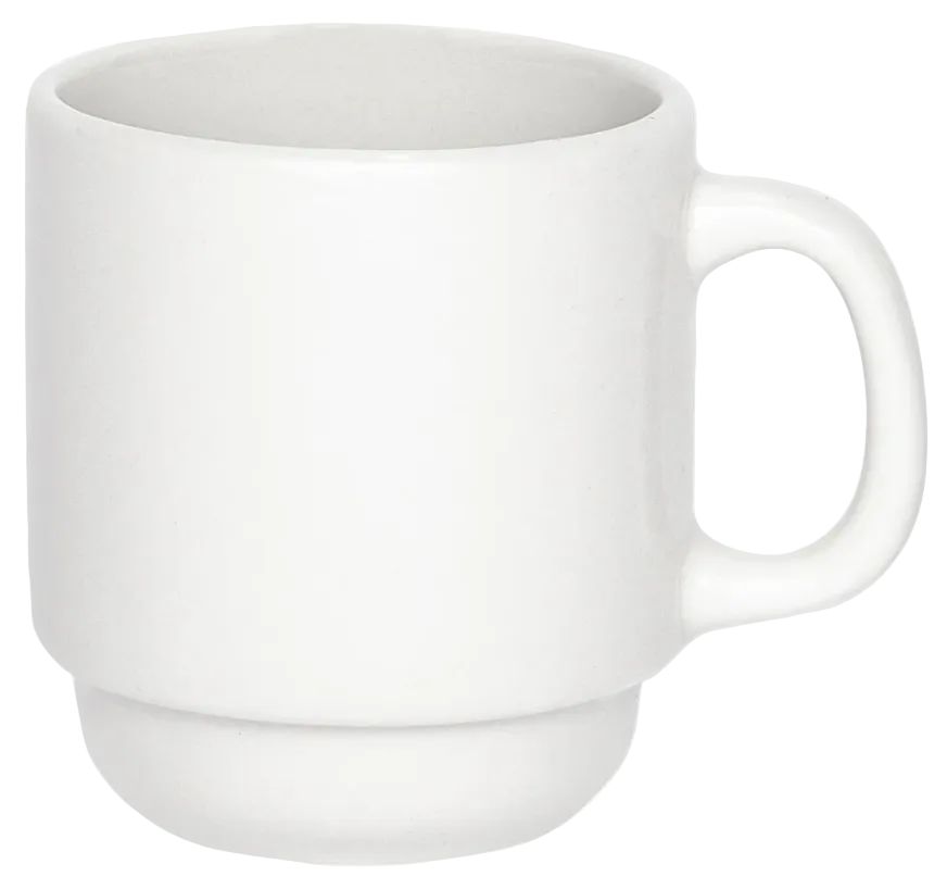 Browne - Palm Espresso Cup, 3 oz, Stacking, White, 563975 - (Case of 36)