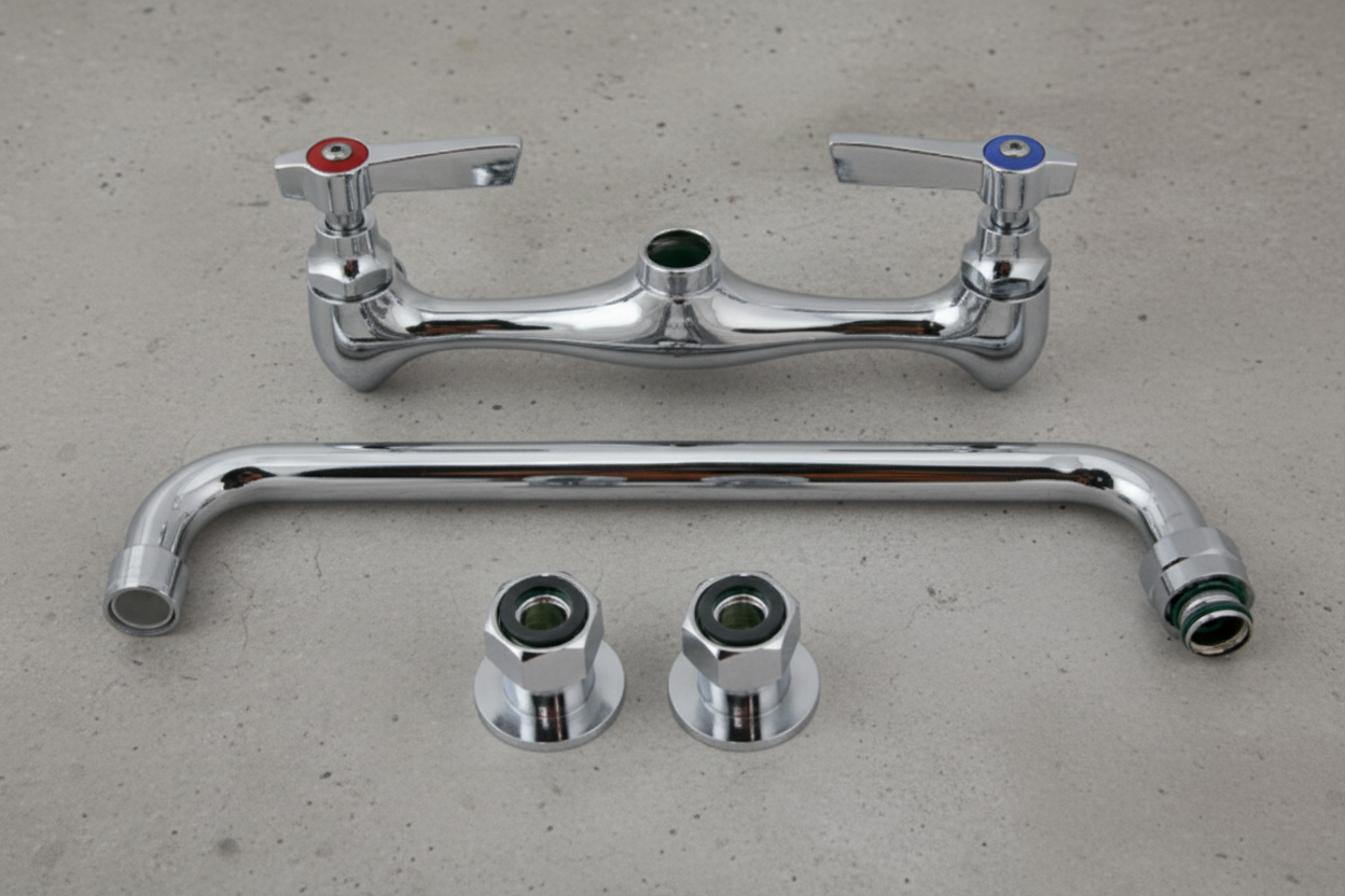 Wall Mount Faucet Replacement Set, K13-8012 - (1 Set)