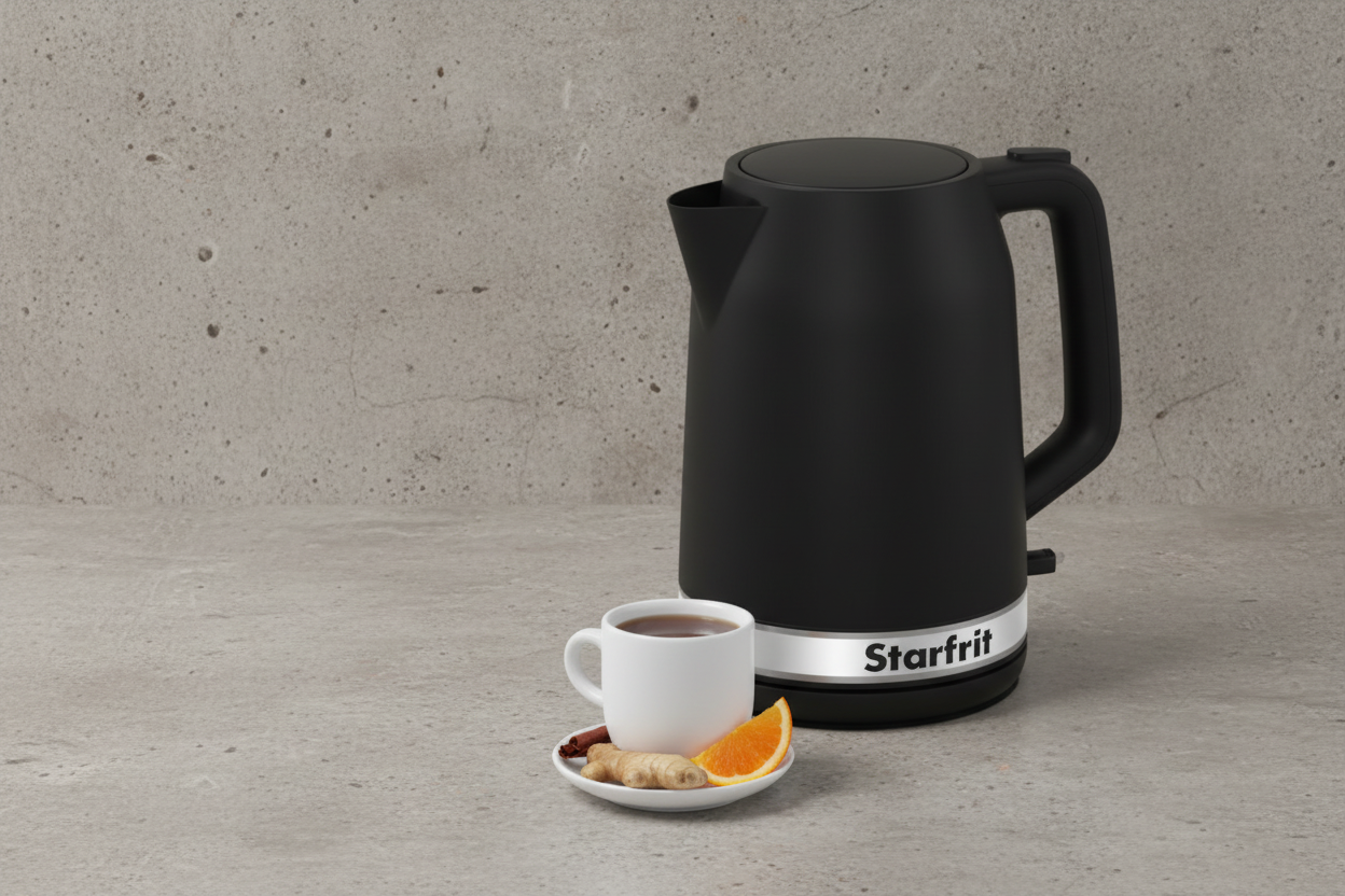 Starfrit - Electric Kettle, 1.7L, Black, 0240550040000
