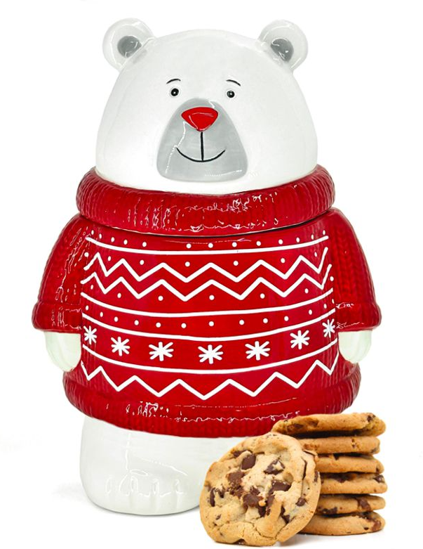 BIA - Polar Bear Sweater Cookie Jar, 481810 RD