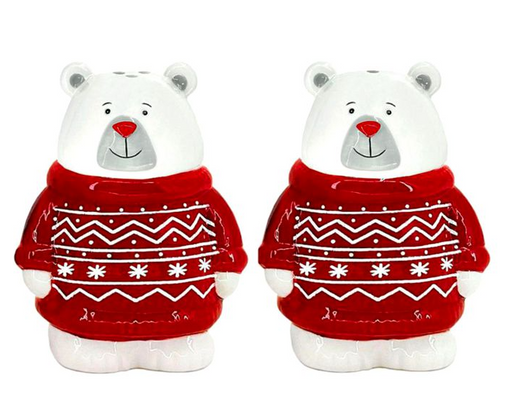 BIA - Polar Bear Sweater Salt Shaker Set, 481111 RD