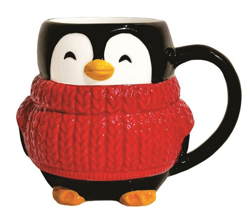 BIA Penguin Sweater Mug 483008 RD