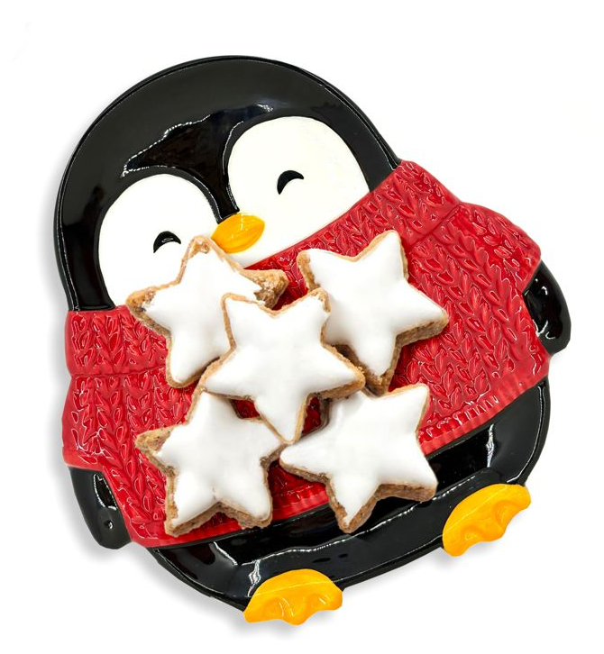 BIA - Penguin Sweater Serving Plate, 481301 RD