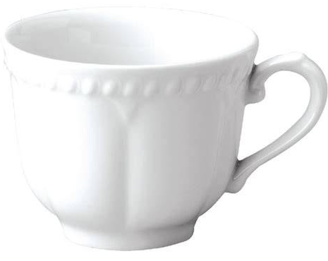 Churchill 7.5 oz Buckingham White Teacup WBCE1 - (Case of 24)