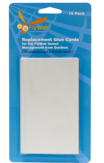 FlyWeb Glue Board Trap CS-64WH - (Pack of 10)
