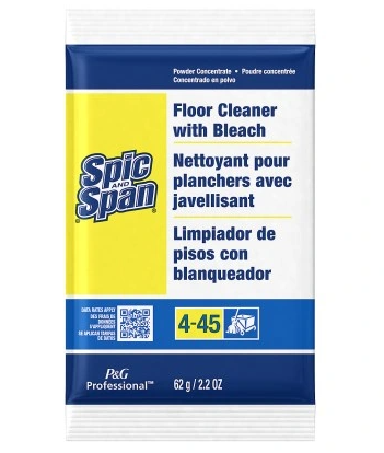 Spic & Span Floor Cleaner w/ Bleach 339479 - (Case of 45)