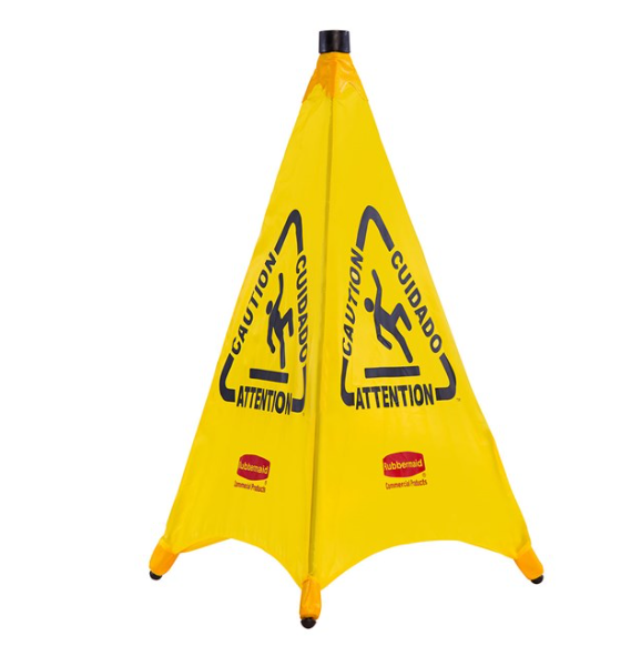 Rubbermaid Multilingual Wet Floor Pop Up 30