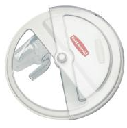 Rubbermaid ProSave Brute Sliding Lid 10 Gal RCP-9G76-00-WHT*