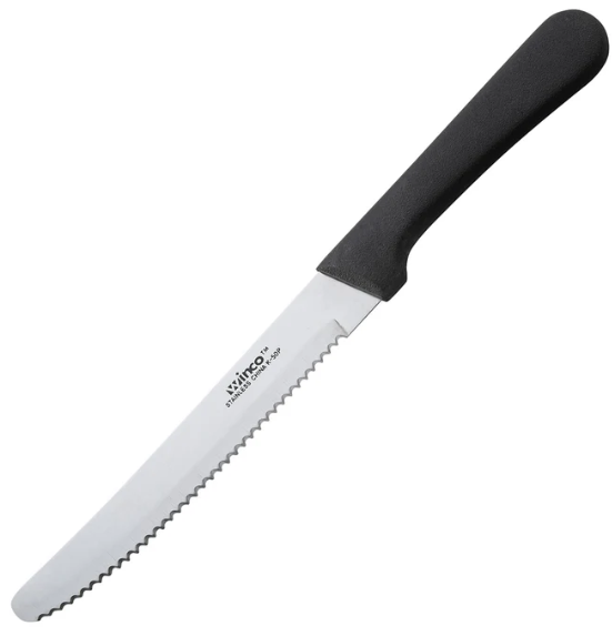 Winco 5" Round Tip Steak Knife K-50P