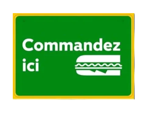Order Here Sign FRENCH 117391*