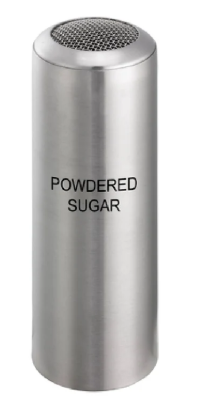 Service Ideas 5.5" Stainless Steel Mesh Shaker MESHPSUGR