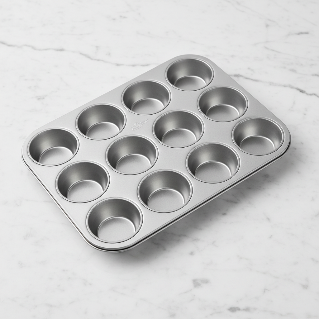 Fox Run 12 Cup Stainless Steel Muffin Pan 4868