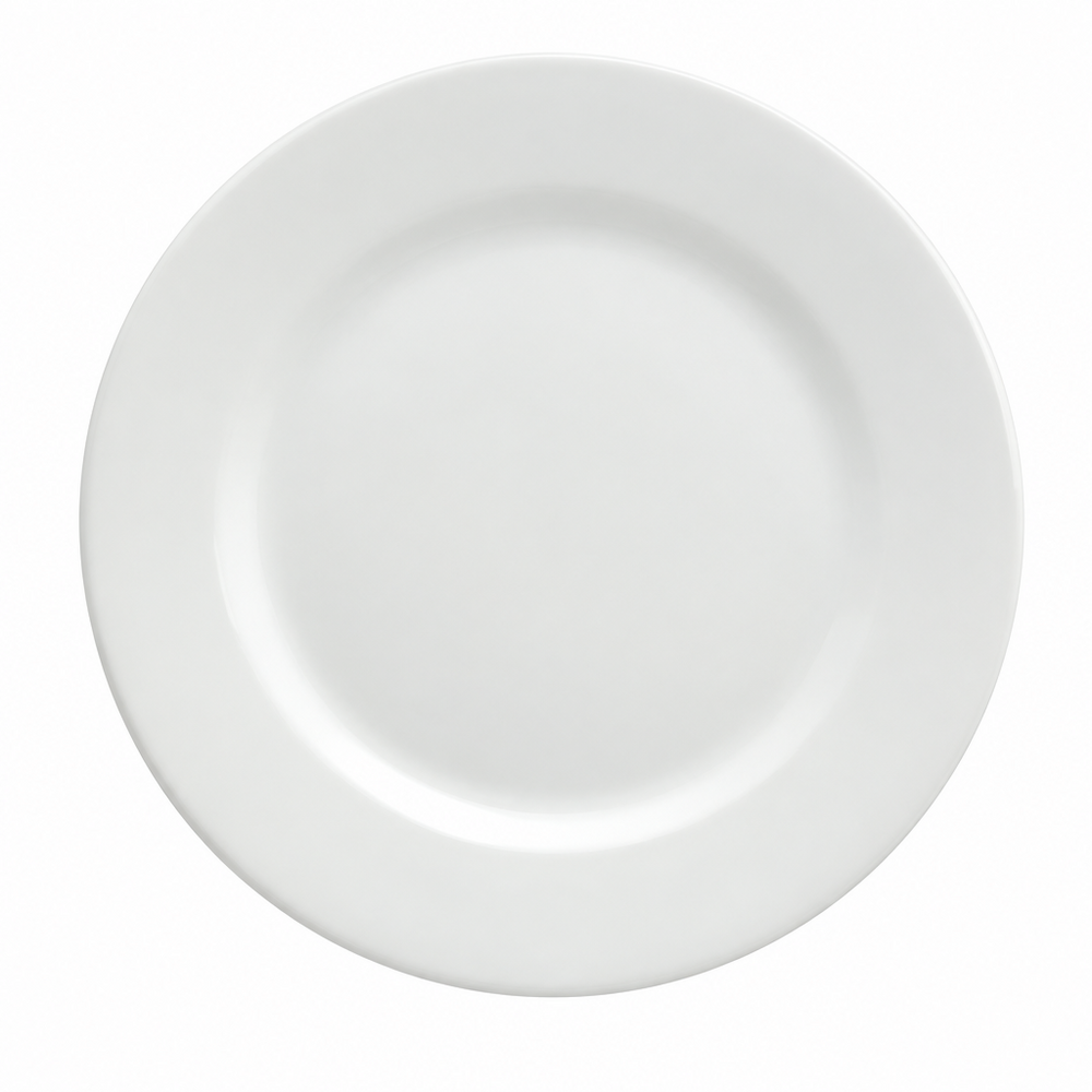 Oneida 8.5" Buffalo White Ware Plate F8010000132 - (Case of 36)