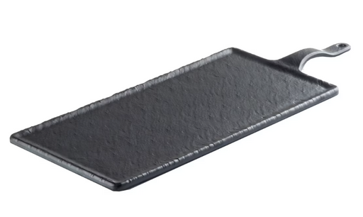 Tablecraft 20.75" Frostone Slate Rectangular Paddle MSP5120